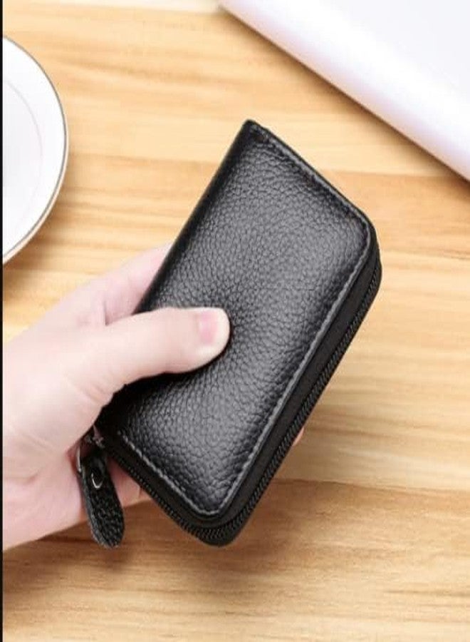 encELade Black Leatherite 11 Slots ATM/Credit/Debit for Men & Women Card Holder Wallet - Image 5